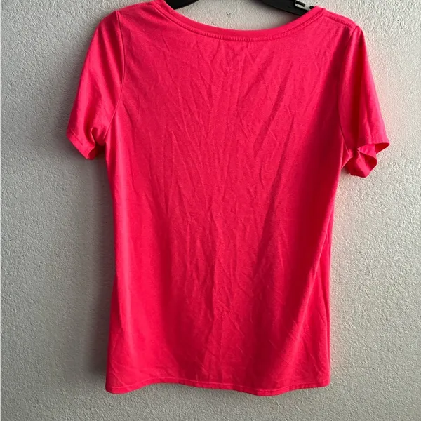 Nike Neon Pink Dry Fit Short Sleeve Tee M - Image 3