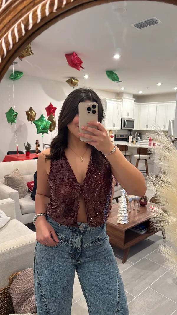 Sparkling top Red - Image 2