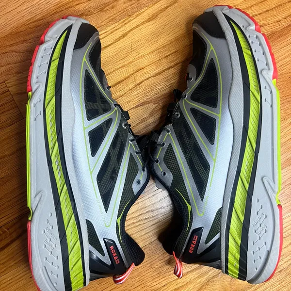Hoka Stinson Lite Black Mesh Silver Size 12.5M NO BOX - Image 2