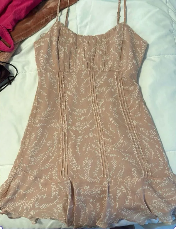 Hello Molly Pink Mini Dress - Image 3
