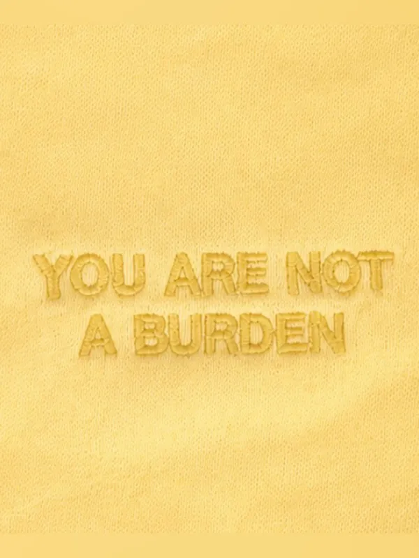 See The Way I See “You Are Not a Burden” Sweat Shorts – Medium - Image 2