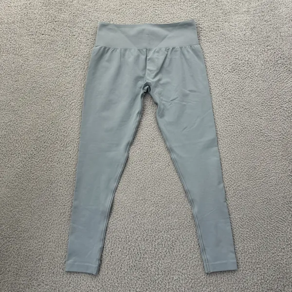 Gymshark Soft Sculpt Leggings Blue Athletic Athleisure Gym Women's Large - Image 2