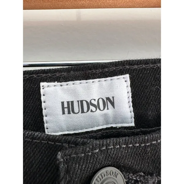 Hudson Rosalie High Rise Wide Leg Jeans Black Rinse Size 25 NWT Denim - Image 3