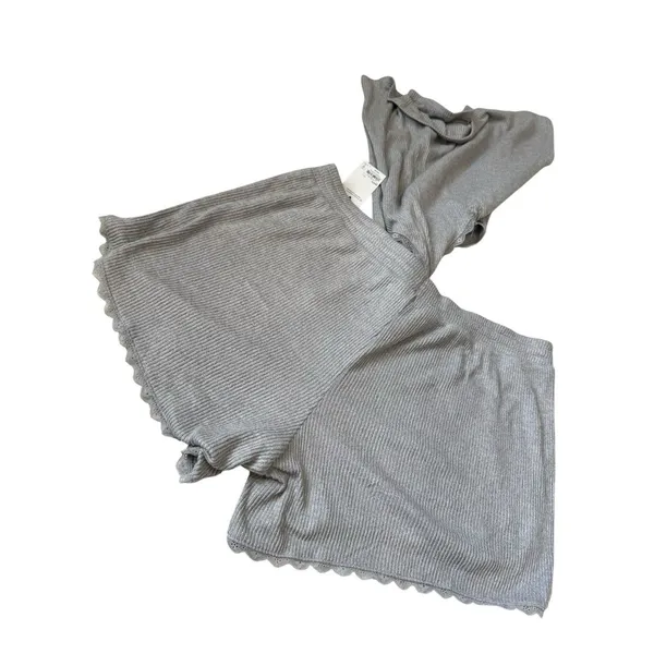 Sonoma Goods Pajama Sleep Set L/XXL Rib Tank Top And Pajama Shorts Women's - Image 9