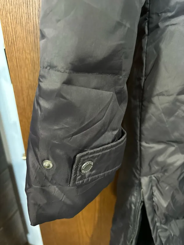Hawke & Co. Long Dark Grey Coat - Image 4