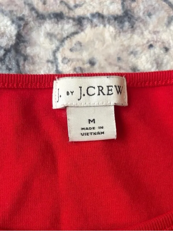 J. Crew Factory Red Sleeveless Top - Image 3