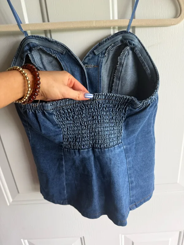 denim top Blue Size M - Image 2