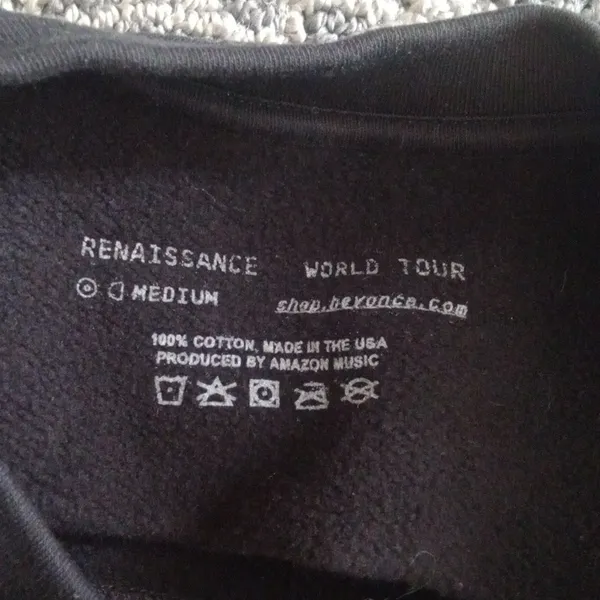 Beyonce Renaissance World Tour 2023 Crewneck Pullover Sweatshirt Womens M - Image 6