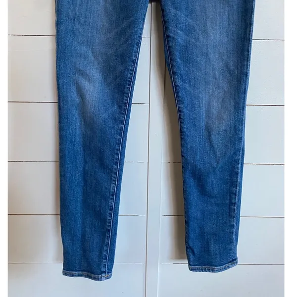 7 For All Mankind Josefina High Waist Slim Boyfriend Blue Jeans‎ Size 26 - Image 3