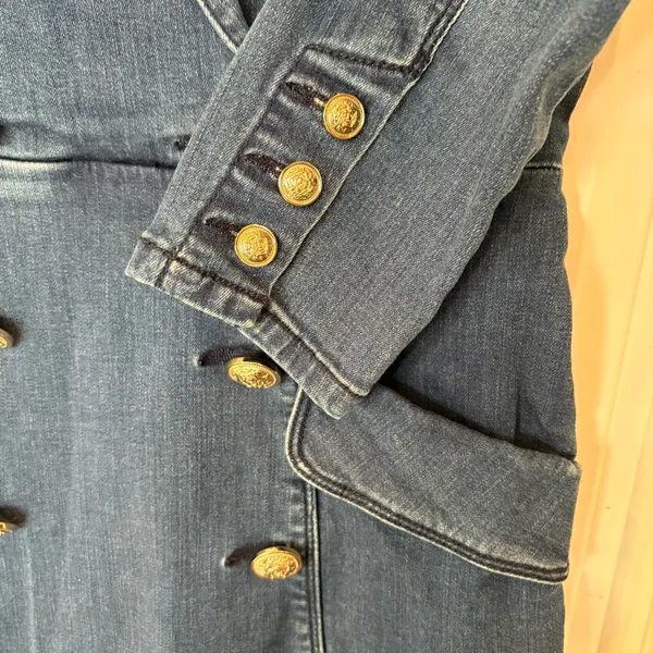 Bebe Denim‎ Blazer Dress Size 4 - Image 6