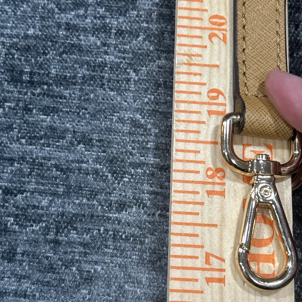 Michael Kors Tan Brown Replacement Crossbody Strap‎ Gold Hardware Saffiano Purse - Image 5
