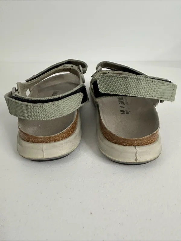 Birkenstock Kalahari Birko-Flor Futura Khaki Sandals Size 40 US 9-9.5 - Image 7
