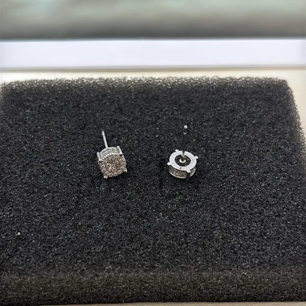 6mm Small CZ Stud Earrings for Men Women Streetwear Punk Hip Hop Unisex Earrings - Image 4