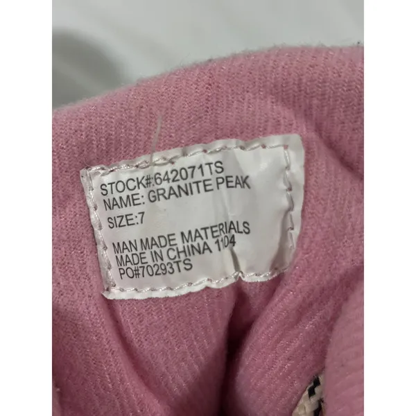 Itasca Granite Peak Insulated Snow Winter Boots Women 7 Tan/Pink Ski Gorpcore‎ - Image 6