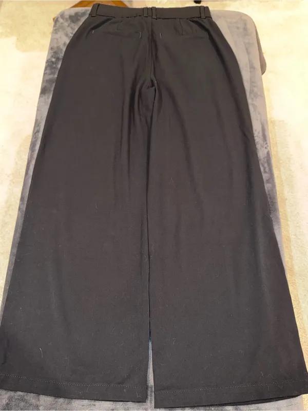 American Eagle Outfitters Super High Rise Wide Leg Pant in Black Size 6 Regular - Image 4