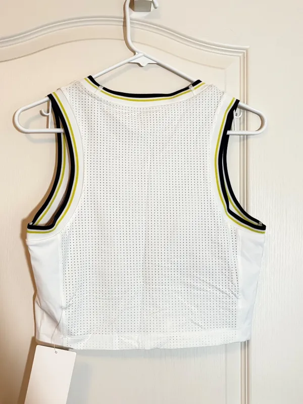 Lululemon Varsity Scoop-Neck Cropped Tennis Tank Top *Medium Support Sz 12 - Image 3