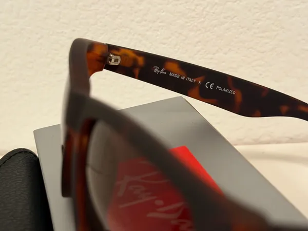 Ray-Ban Justin Havana Polarized Matte Sunglasses - Image 9