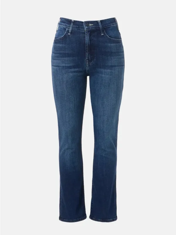 Mother The Hustler Ankle High Rise Flare Crop Jeans in Heirloom Size 26 - Image 12