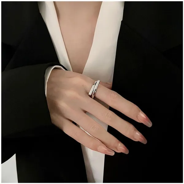 Boutique Unisex Wrap Ring | 925‎ Sterling Silver Adjustable Band - Image 2