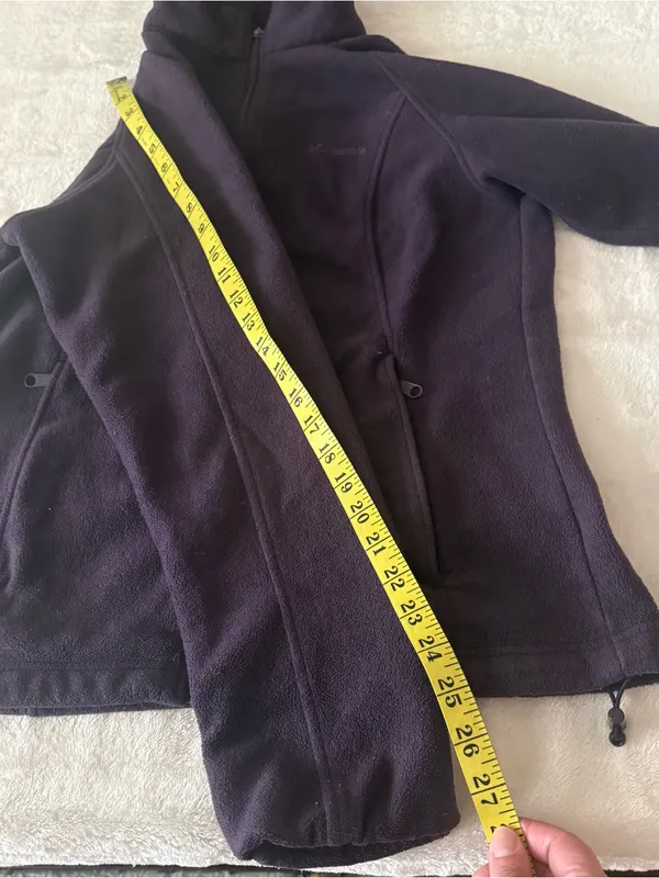 Columbia Women's Benton Springs Full Zip Fleece Jacket in Dark Purple Sz M - Image 8