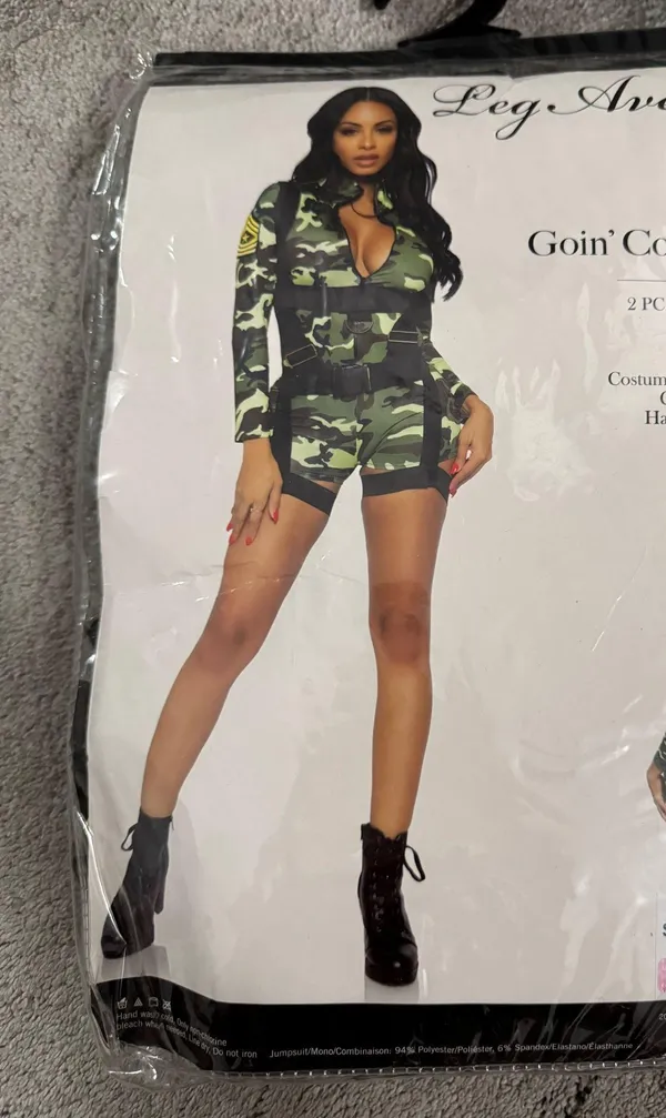 Leg Avenue Costume Goin' Army Commando - Image 3