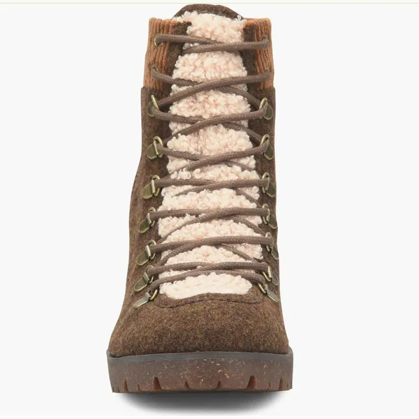 Kork-Ease NEW Elin High Pile Fleece Lug Sole Bootie - Image 4