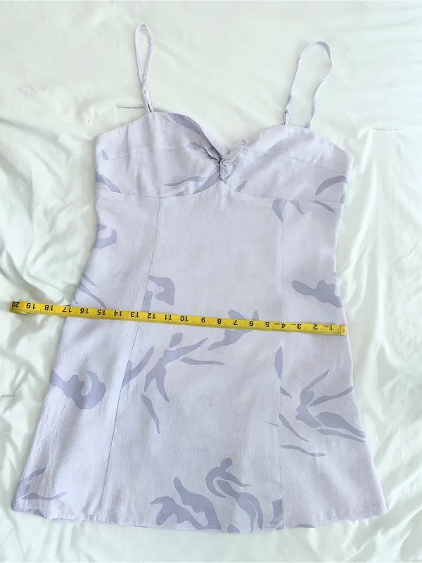 Aritzia Wilfred City Lights Mini Dress – Lavender – S - Image 9