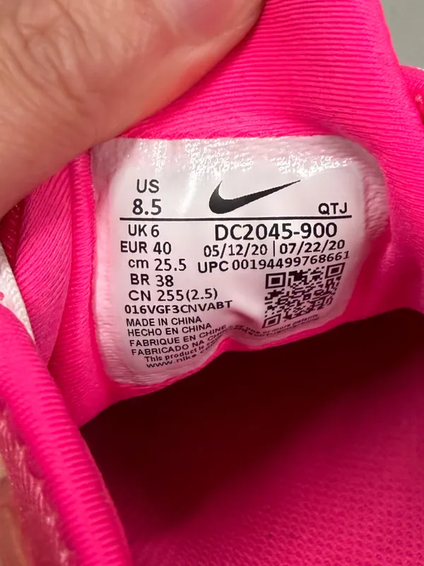 Nike Womens Air VaporMax Plus Pink Yellow Volt Gradient DC2045-900 US Size 8.5 - Image 8