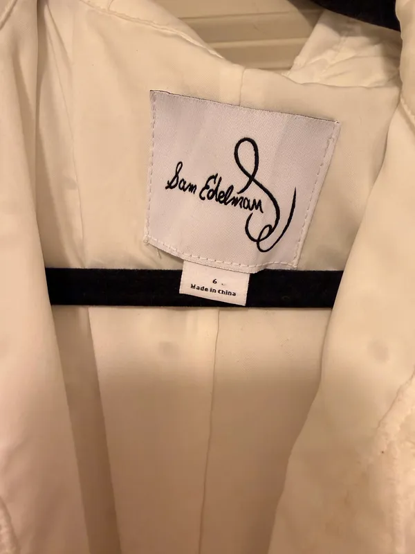 Sam Edelman White Eyelet Mini Dress - Image 3