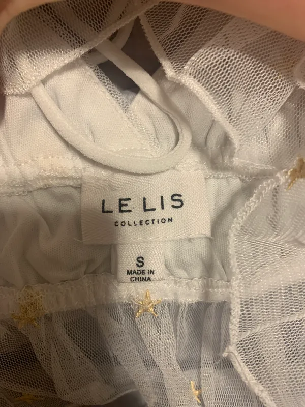 Le lis White star Puff Sleeve crop top - Image 6