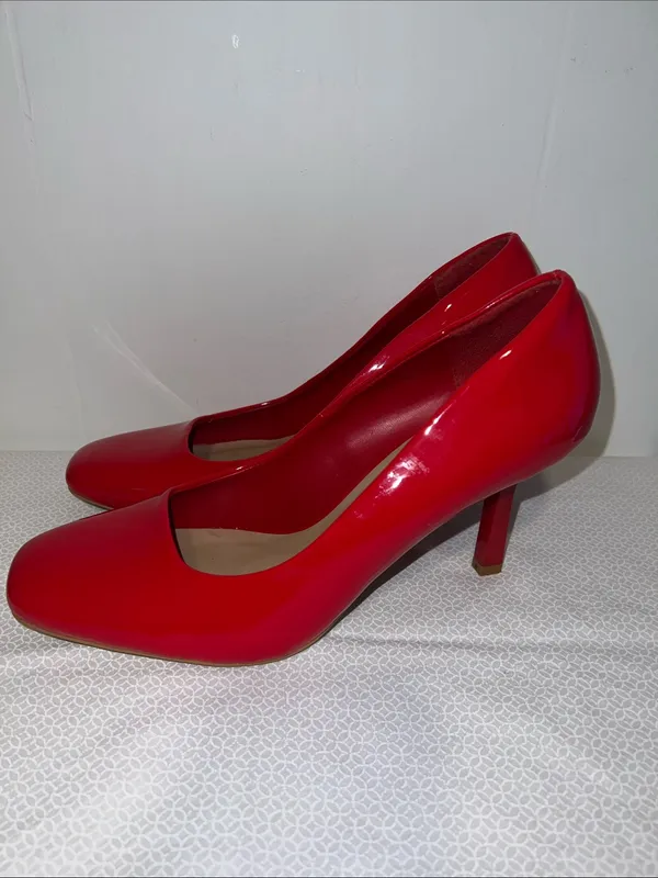 “My Delicious” Stiletto Red High Heel Pumps - Image 3