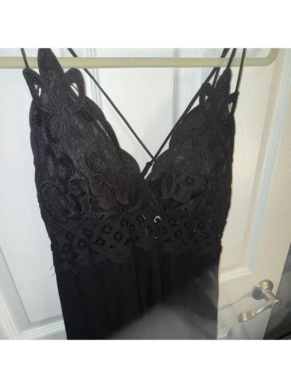 Hyfve Black lace maxi dress - Image 3