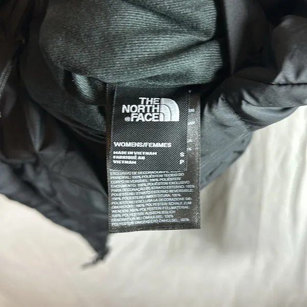 The North Face Womens Reversible Coat Full Zip Insulated Jacket Size Medium Blac - Image 6