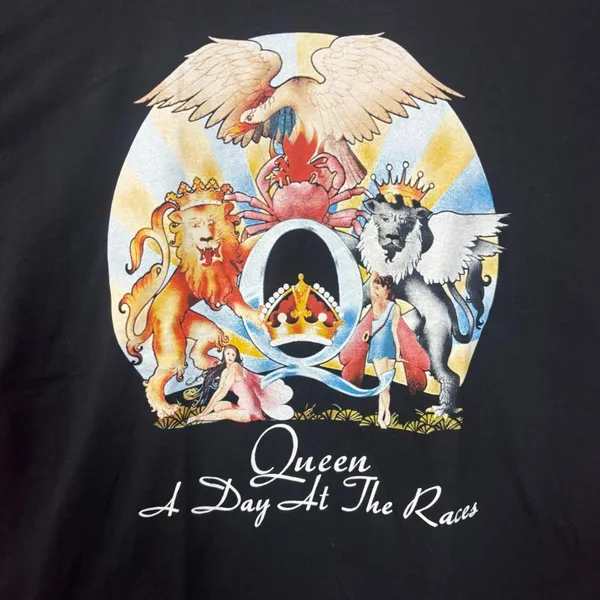 Queen A Day at the Races Album Cover Art Pop Rock Tee large - Image 2