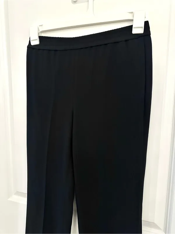 Theory Straight Pull-On Pant Admiral Crepe Size 0 - Image 6