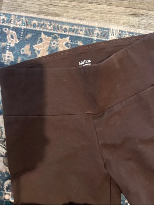 Aritzia homestretch Basic High-Waist Solid Leggings - Dark Brown - Image 6