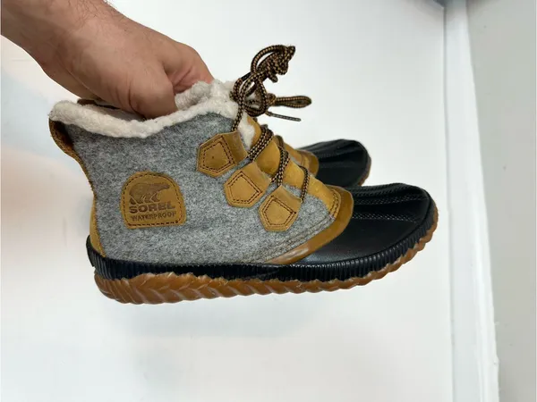 Sorel Out N About Plus Fleece Quarry Waterproof Duck Ankle Boots Size 7.5 - Image 13