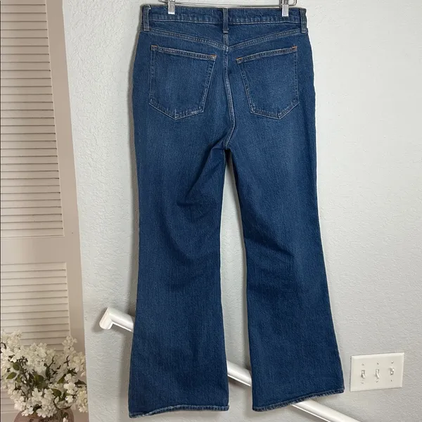 Abercrombie & Fitch Blue Vintage Flare High Rise Jeans Size 31 / 12 Y2K Classic - Image 6