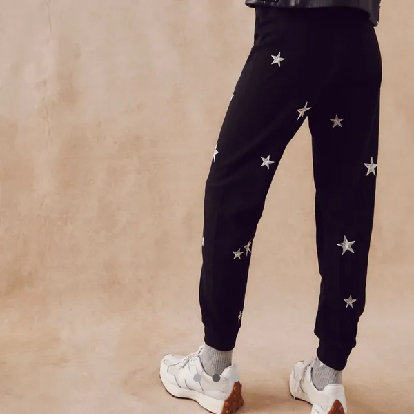 Free People Driftwood Stevie Star Joggers - Image 3