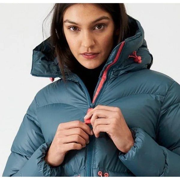 Hunter Original A Line Puffer Jacket Blue Womens Size Medium - Image 4