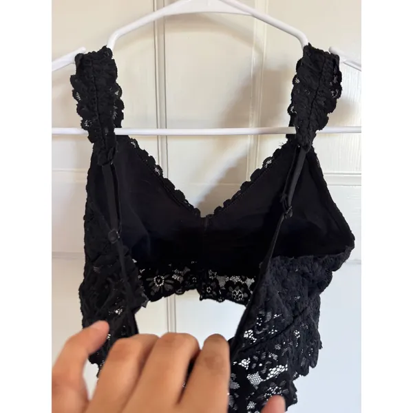 NWT Aerie black lace bralette size medium - Image 5