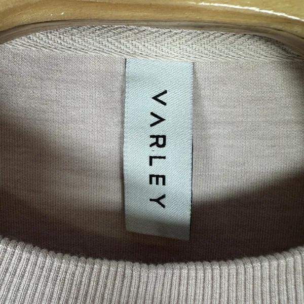 Varley‎ Bayliss Zipper Pocket Sweatshirt Tunic Womens Size Small Pink Athleisure - Image 6