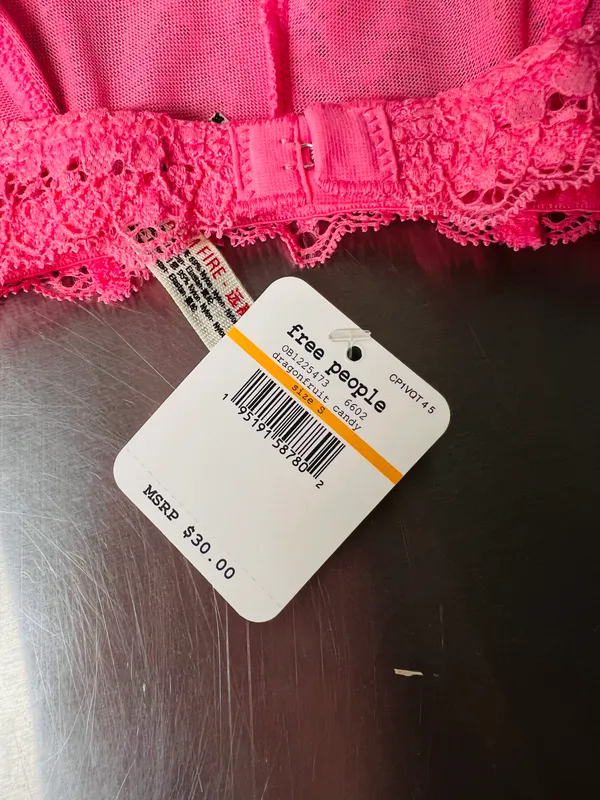 Free People Maya Multiway Bralette Dragonfruit Candy - Image 7