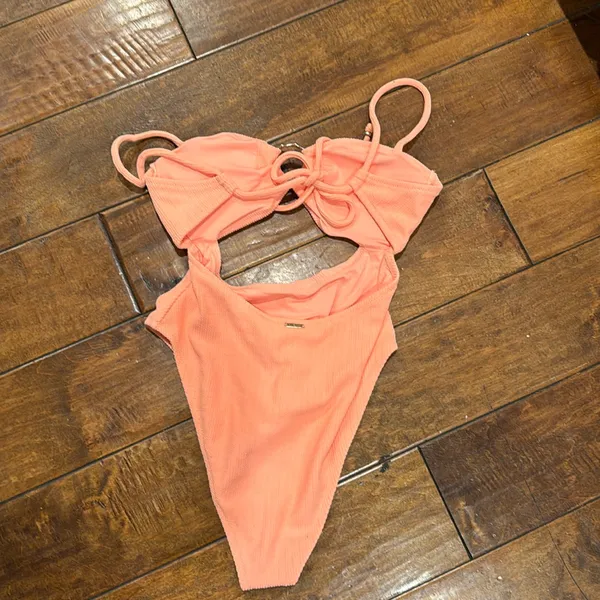 White fox one piece swimsuit - Image 3