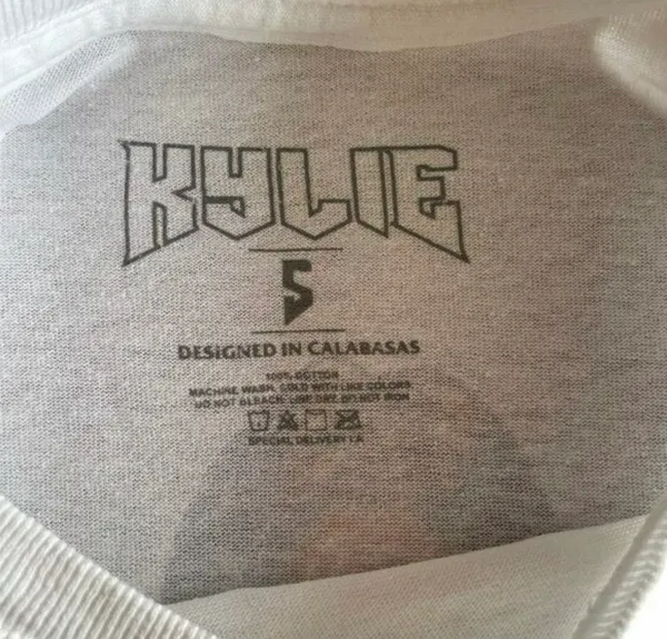 Kylie Jenner Shop White "THICK" Kim K Graphic Tee - Size Small - Image 4