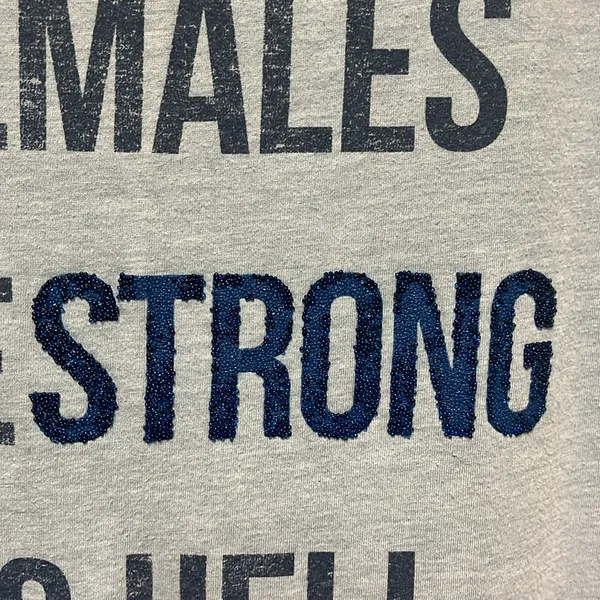 TRUE VINTAGE Females are Strong as Hell Tank Top Size XL - Image 7