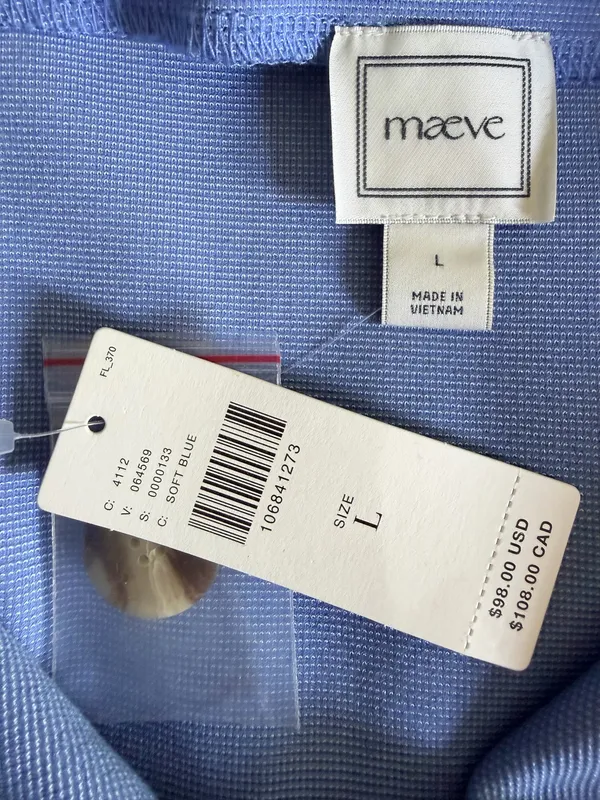 Anthropologie Maeve Button-Front Knit Vest, Size L - Image 12