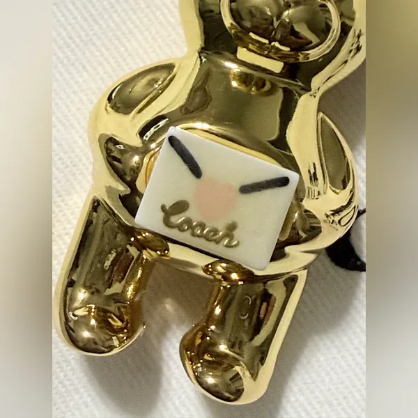 Coach Valentine's Day Bear Bag Charm - Image 4