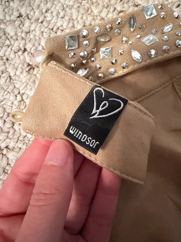 Windsor Embellished Gold Halter Mini Dress - Image 4