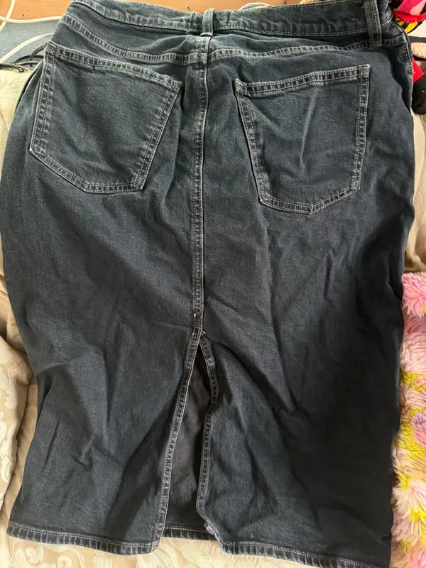 black denim skirt Size 10 - Image 2